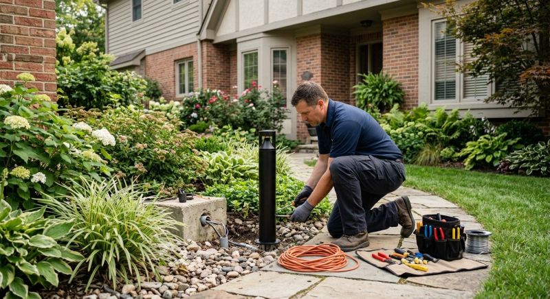 Outdoor Lamp Installation in Provo, UT