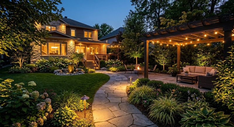 Terrace Lighting Installation in Orem, UT