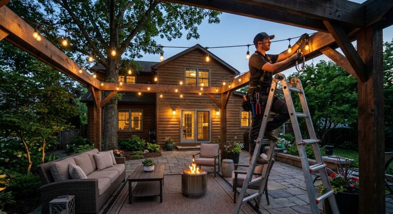 Deck Lights Installation in Overland Park, KS