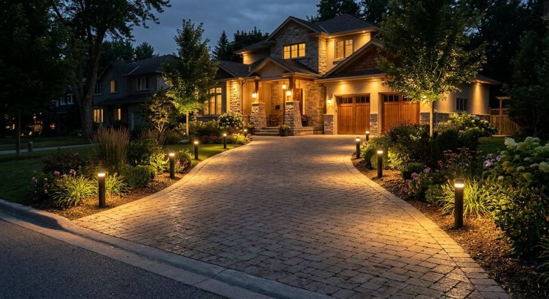 Driveway Lighting Installation in Provo, UT