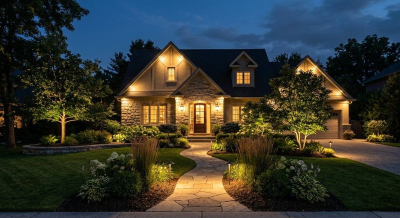 Landscape Lighting Installation in Kansas City, KS